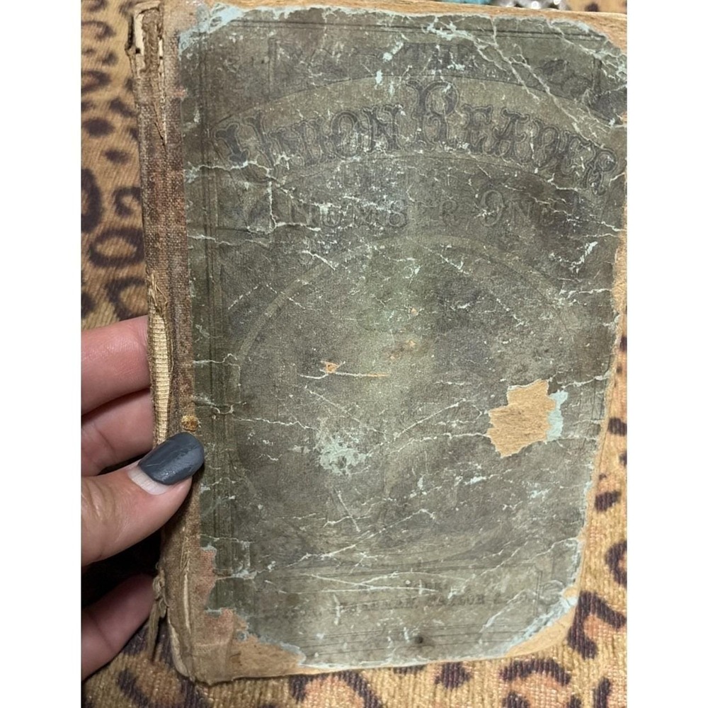 1860s‎ SANDER'S UNION READER Book NUMBER 1 School Book Poor Cond Publ NYV